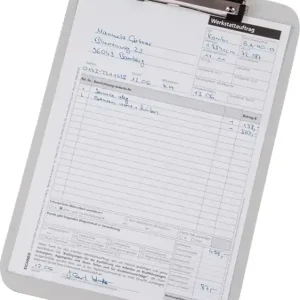 Bestseller Klemmbrett ABS m.ausziehb.Hakenöse DIN A4 grau EICHNER