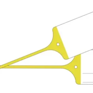 Warenanhänger gelb neutral 100St./Karton EICHNER Schneller Versand