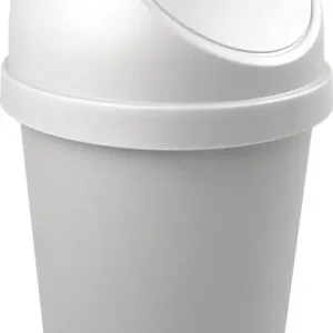 Abfallbehälter H700xØ403mm 45l lichtgrau HELIT Billig