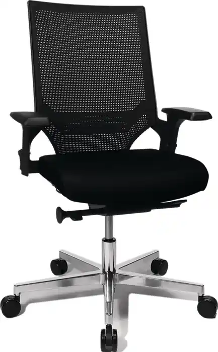Bürodrehstuhl Punktsynchr.-T.schwarz/schwarz 450-550mm Preisknaller