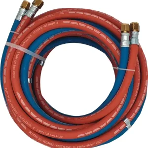 Abverkauf Autogengasschlauch L.20m ID 6/9mm Wandst.5/3,5mm blau/rot