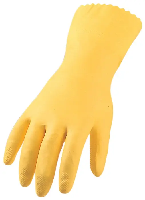 Chemiehandschuh Gr.10 gelb EN 388,EN 374 PSA III ASATEX VE: 12 Paare Zertifiziert