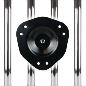 Tischbein-Set CR pol.80mm H.710mm Platten-Befestigung BMB Sonderaktion