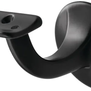 Handlaufträger 3501 Alu.ku.-besch.schwarz D.Wandplatte 56mm Preisknaller