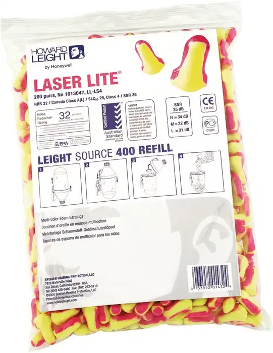 Wochenendangebot Gehörschutzstöpsel Laser Lite EN 352-2 SNR 35 dB Nachfüllpack 200 PA/Pk.