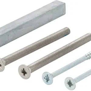 Preis Gesenkt Bef-set.Sertos® GG-WC 50-55mm M5x65+4,0x60 4-KT.o.+8x90mm HOPPE