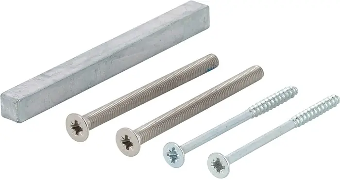 Preis Gesenkt Bef-set.Sertos® GG-WC 50-55mm M5x65+4,0x60 4-KT.o.+8x90mm HOPPE