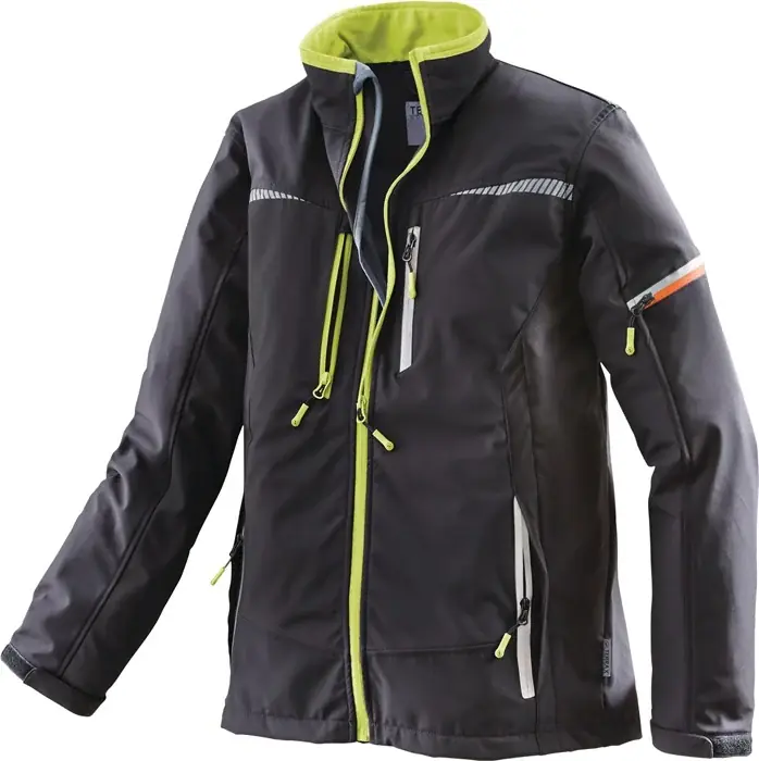 Ausverkauf Softshelljacke Terrax Workwear Gr.XXL schwarz/limette TERRAX