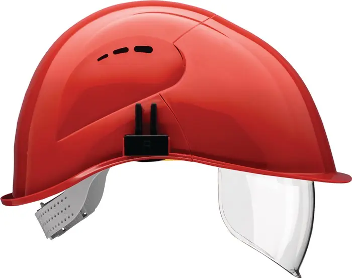 Schutzhelm VisorLight karminrot PE EN 397 VOSS Schnäppchen