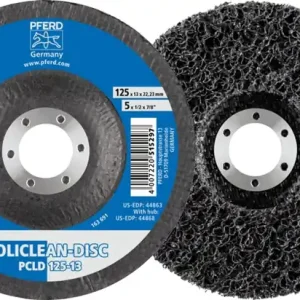 Neuheit Grobreinigungsscheibe POLICLEAN Ø125x13mm Bohr.22,23mm PFERD