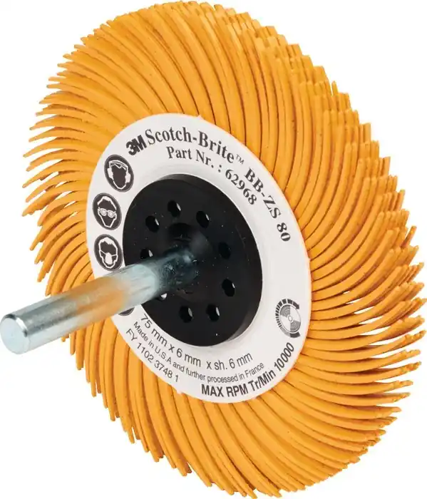 Heißes Angebot Radialbürstenscheibe BB-ZS Typ C D.50,8mm K.80 gelb 15000min-¹ 3M