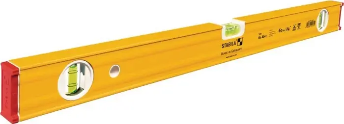 Wasserwaage 80 AS-2 100cm Alu.gelb ± 0,5 mm/m STABILA Super-Preis