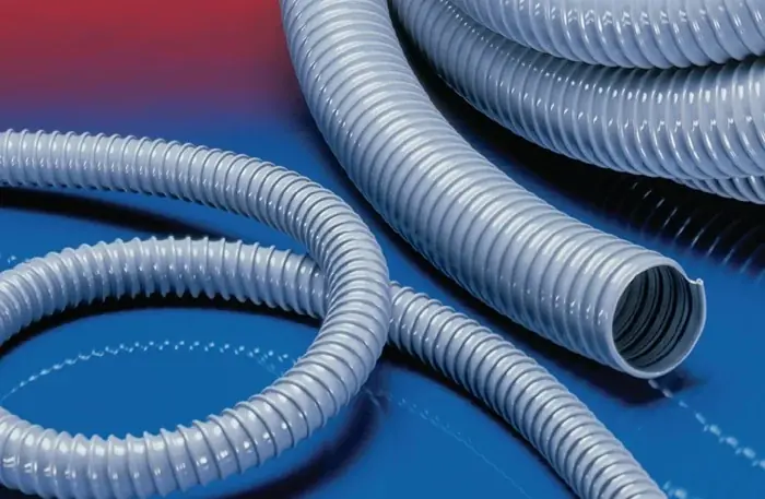 Absaug- u.Förderschl.AIRDUC® PVC 345 ID 50-51mm AD 60,00mm 5mm L.10m Rl. VE: 10 Meter Neu