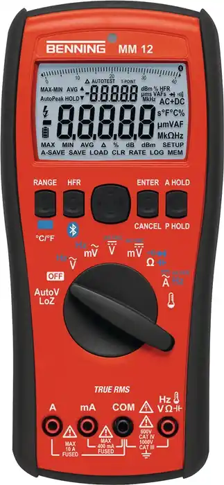 Multimeter MM 12 0,0001 V-1000 V AC/DC TRUE RMS BENNING Letzte Chance