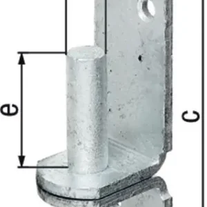 Sonderaktion Kloben DI auf Platte 13x11mm TZN GAH
