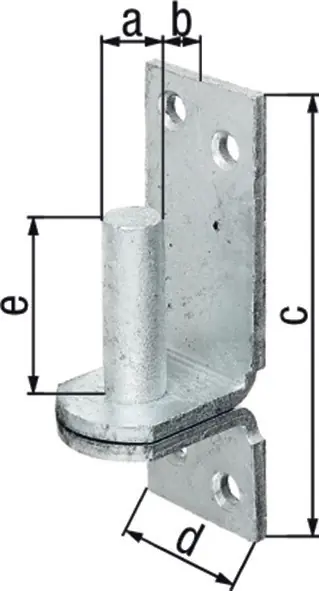 Sonderaktion Kloben DI auf Platte 13x11mm TZN GAH
