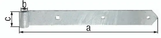 Highlight Ladenband B.40mm L.600x40mm S.4mm D.13mm VA rd GAH