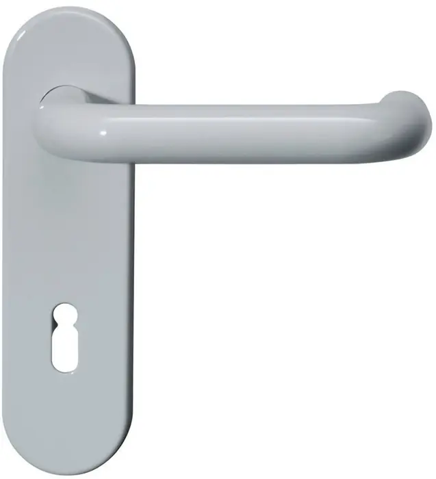 Mega-Angebot Kurzschildgarnitur 111R01.110 90 Ku.90 PZ rd Drückergrt.HEWI