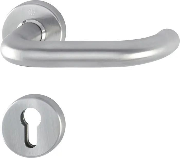 Rosettenhalbgarnitur Paris E138Z/42/42S VA F69 4-KT.8mm f.Kombischutz HOPPE Meistverkauft