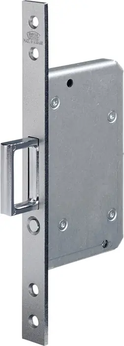Schiebetür-Einsteckschl.0393 STA silber ktg.20/55mm m.Springg.u.Auslösek.BKS Schneller Versand