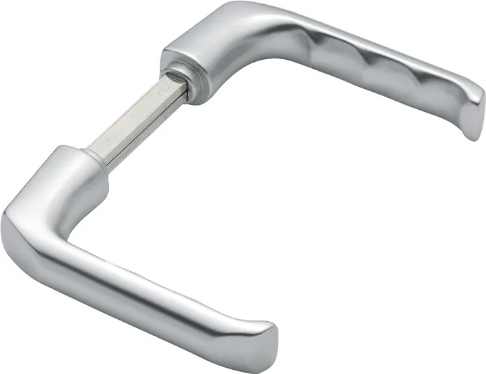Türdrückerpaar London 113 H Alu.F1 o.Rosetten 4-KT.10mm HOPPE Letzte Chance