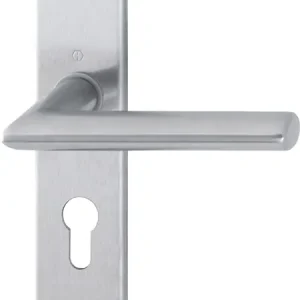 Langschildgarnitur Stock.E1140Z/302 VA F69 PZ 72mm DIN L/R HOPPE Top-Preis
