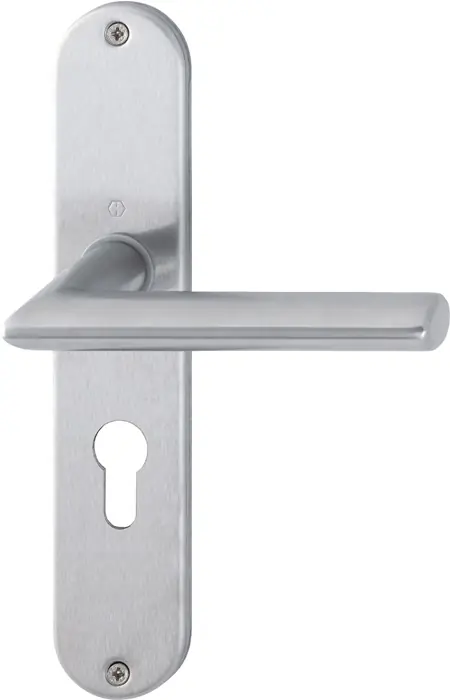 Langschildgarnitur Stock.E1140Z/302 VA F69 PZ 72mm DIN L/R HOPPE Top-Preis