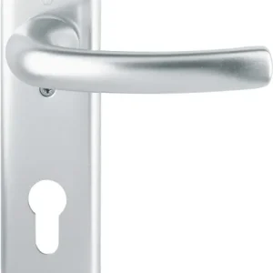 Kurzschildgarnitur Tôkyô 1710/273KP Alu.F1 PZ rd Drückergrt.HOPPE Neu Im Sortiment