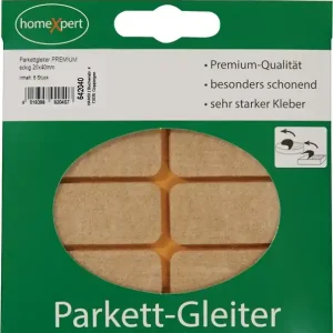 Parkettgleiter Premium 20 x 40mm Filz natur eck.selbstkl. Highlight