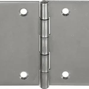 Rabatt Scharnier 1.4301 10504 H.50mm B.75mm S.1,2mm VA gerollt,breit VORMANN VE: 10 Stück