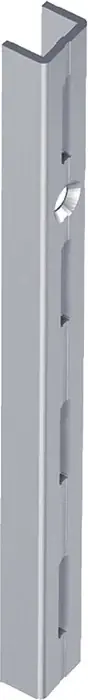 Top-Angebot Wandsch.L.2000mm weißalu.STA einreihige Lochung ALFER ALUMINIUM