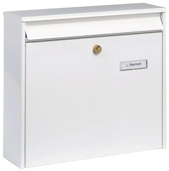 Direkt Vom Hersteller Briefkasten Potsdam 877 W H.322mm B.362mm T.100mm weiß STA DIN C4 BURG-WÄCHTER
