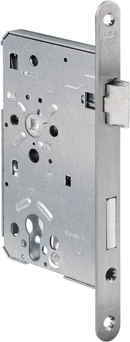Geprüft Objekt-Einsteckschloss 0515 PZW 20/ 60/72/8mm DIN R VA rd