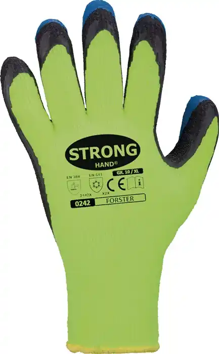 Echt Kälteschutzhandschuhe Forster Gr.11 neon-gelb/blau EN 388,EN 511 PSA II VE: 12 Paare