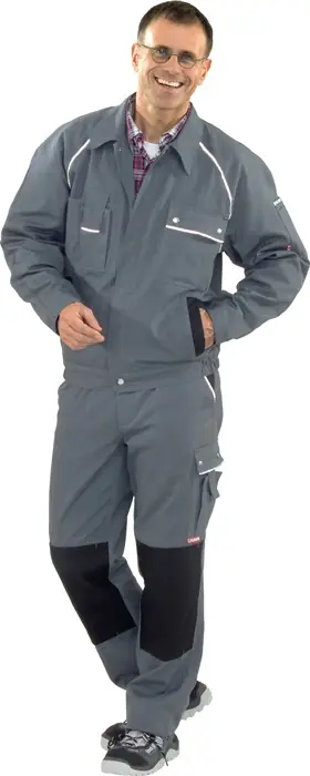 Schneller Versand Bundjacke Canvas 320 Gr.54 grau/schwarz PLANAM