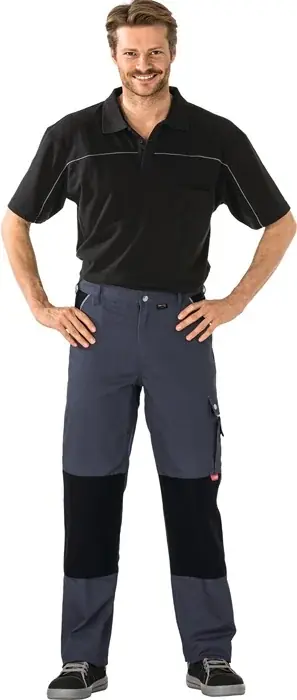 Direktkauf Bundhose Canvas 320 Gr.46 grau/schwarz PLANAM