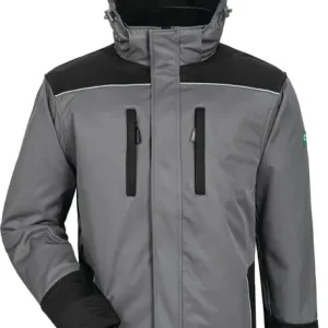 Preisreduziert Wintersoftshelljacke Ajax Gr.L grau/schwarz ELYSEE
