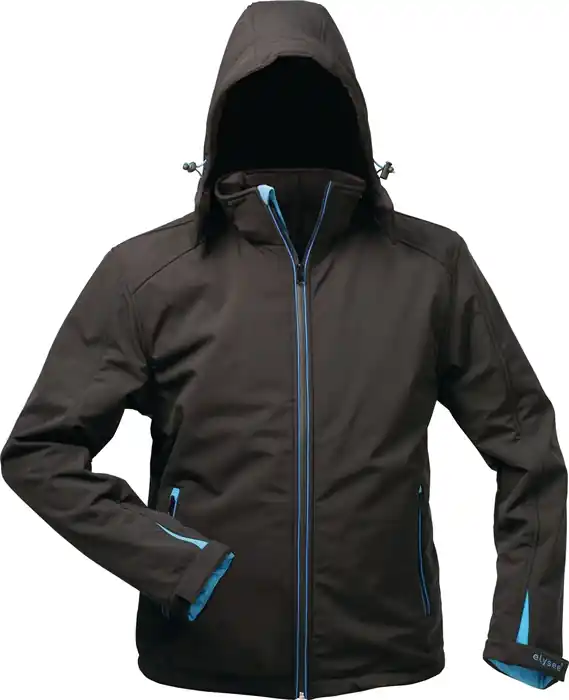 Wintersoftshelljacke Uranos Gr.M schwarz/blau ELYSEE Saisonangebot