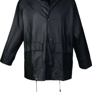 PU Regenschutzjacke Gr.M schwarz ASATEX Rabatt
