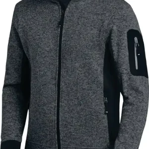 Neue Ware Strick-Fleecejacke CHRISTOPH Gr.XL anthrazit/schwarz FHB