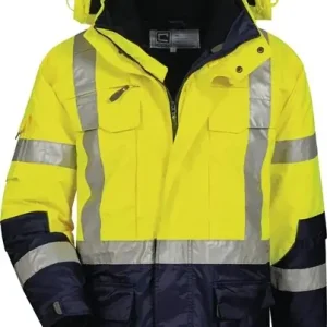 Schneller Versand Warnschutzparka Jekyll Gr.XXL gelb/marine ELYSEE