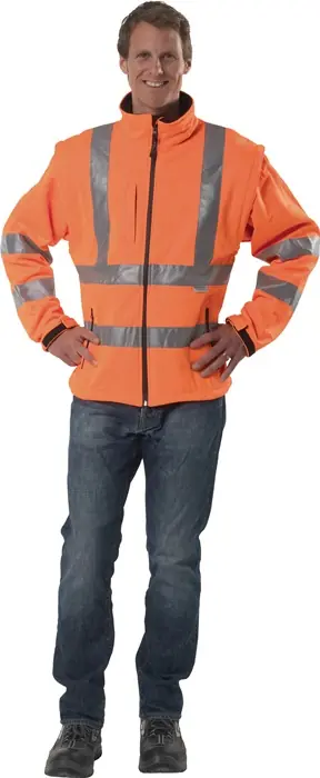 Wochenendangebot Warnschutz-Softshelljacke Gr.L orange PREVENT