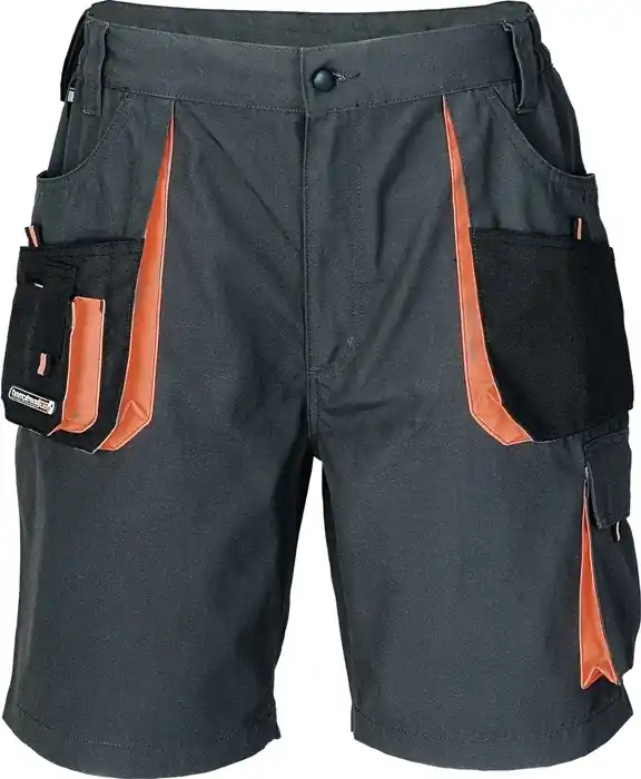 Top-Seller Herrenshorts Gr.56 dunkelgrau/schwarz/orange TERRATREND