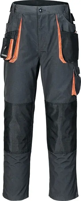 Herrenhose Gr.58 dunkelgrau/schwarz/orange TERRATREND Rabatt
