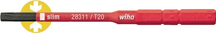 Wechselkl.SlimBit electric TORX T 20x75mm VDE isol.WIHA Finale Aktion