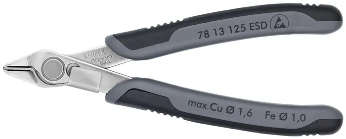 Elektronik-Seitenschneider Super-Knips® L.125mm Form 1 Facette nein pol.KNIPEX Nur Für Kurze Zeit