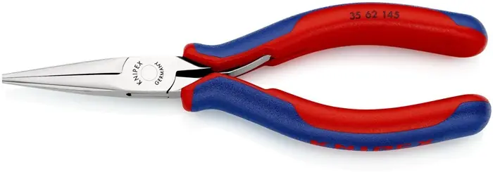 Begrenztes Angebot Elektronik-Greifzange Gesamt-L.145mm flachrunde Backen Form 6 Mehrkomp.-Hüllen