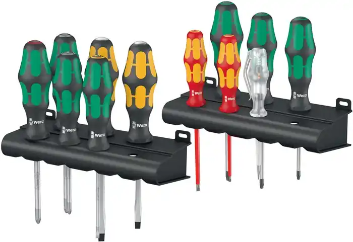 Sonderaktion Schraubendrehersatz Kraftform XXL 2 12-tlg.Schlitz/PH/PZD/TX Kraftformgriff WERA
