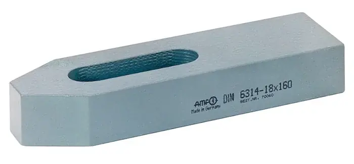 Spanneisen DIN 6314 f.T-Nut 16+18mm L.125mm AMF Direkt Vom Hersteller