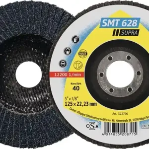 Fächerscheibe SMT 628 Supra D.125mm K.80 fl.INOX ZK KLINGSPOR VE: 10 Stück Saisonangebot